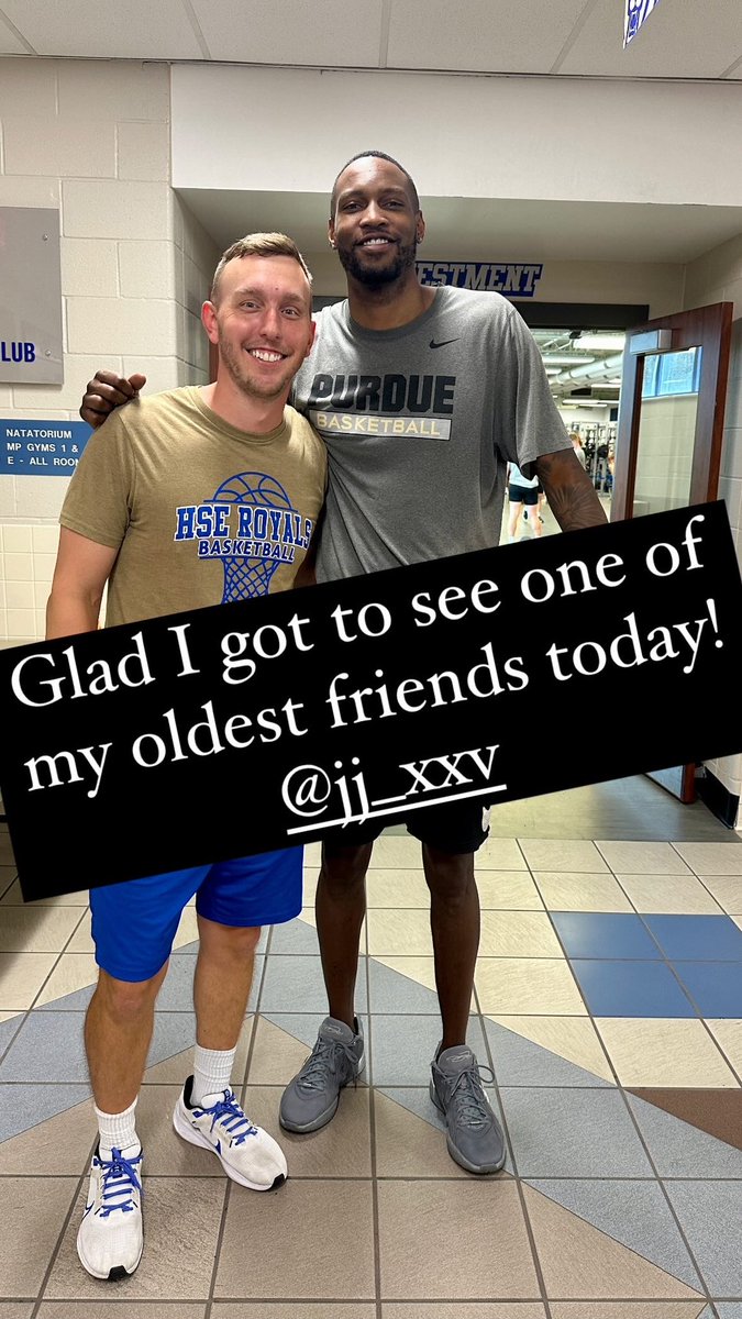 Glad I got to see one of my oldest friends today! <a href="/JaJuanJohnson/">JaJuan Johnson</a>