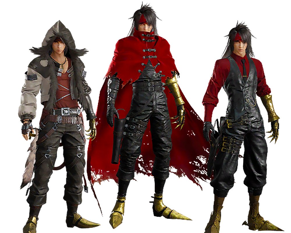 refocusmateria's tweet photo. Vincent Valentine's starter gear ❤️
#FF7EC #EverCrisis https://t.co/dg9C1UusIA