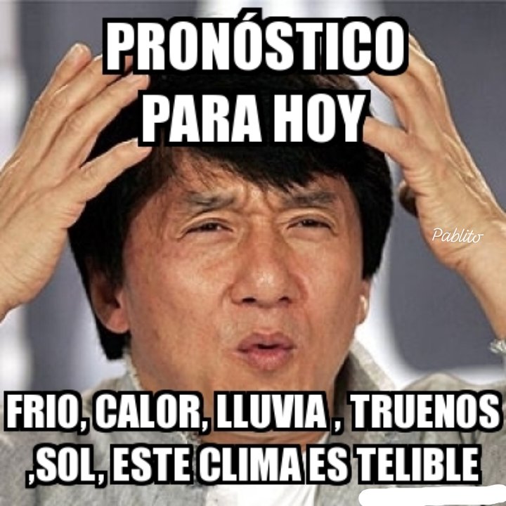 Pablosa85484433's tweet photo. Que clima  verdad https://t.co/E4UErBauWQ