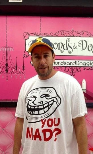 I hate this Tweet because it implies Adam Sandler is ugly