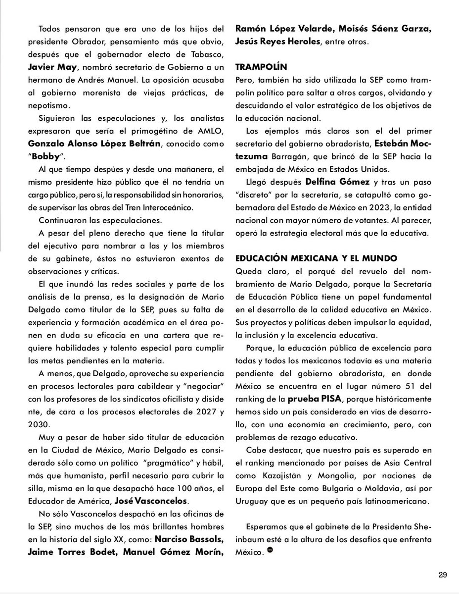 dossierinforma's tweet photo. Claudia Sheinbaum forma su futuro gabinete presidencial y, claro, algunos que el todavía mandatario electo López Obrador la está presionando para que sean integrados.
. 
Nuestro socio estratégico Impacto Imagen Política les presentamos el análisis..
.
#mpactoimagenpolitica #dimx https://t.co/a05N11KBRo