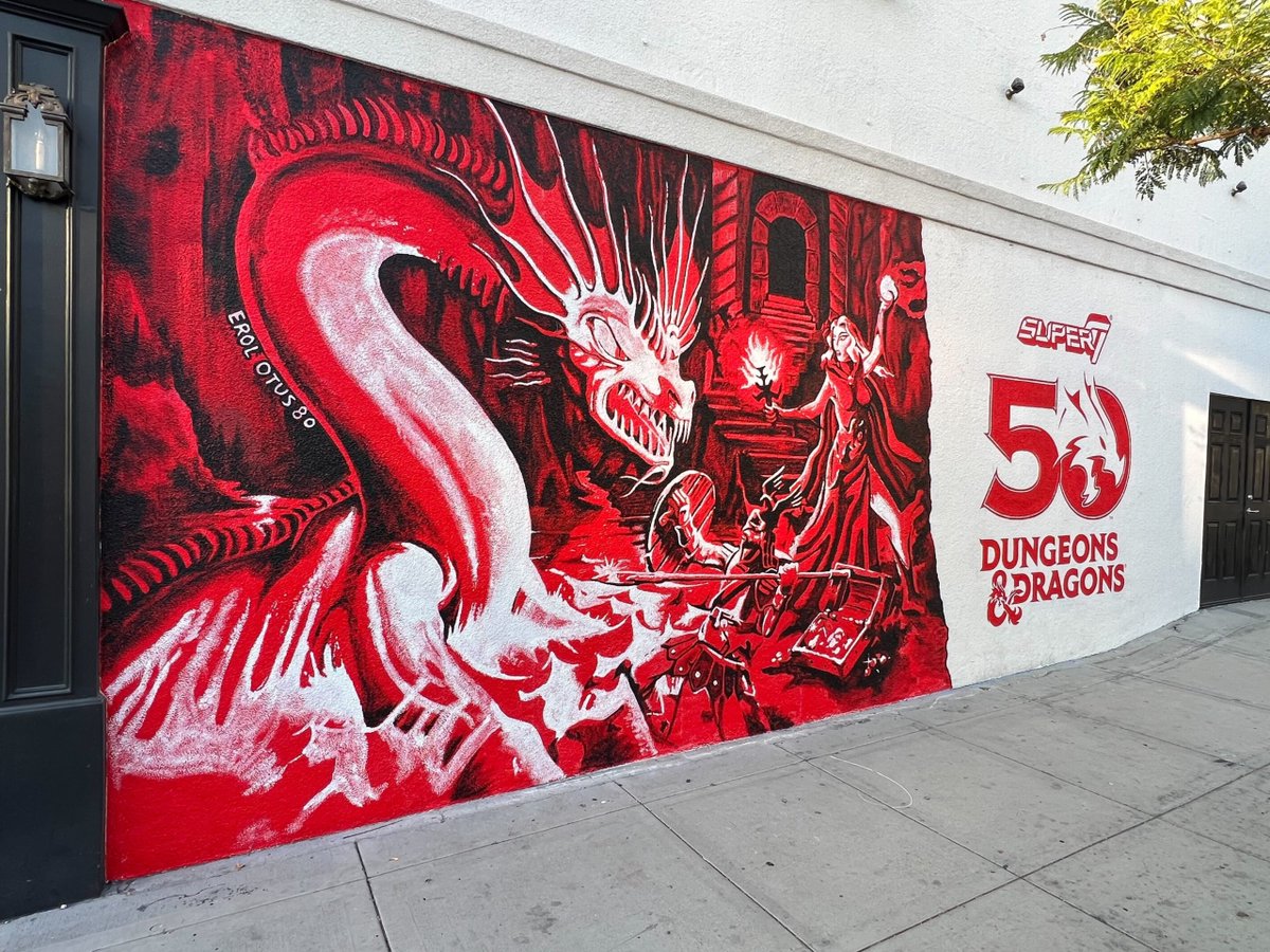 SD_Comic_Con's tweet photo. Here there be dragons. @ParksAndCons got another look at the upcoming @super7store #DND pop-up: https://t.co/QTArVj6AsX https://t.co/m1fatngHl2
