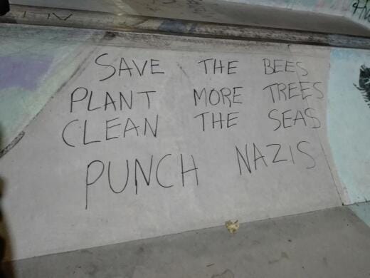 JaneotN's tweet photo. Antifa can never be stopped. https://t.co/9eqkEddZBr