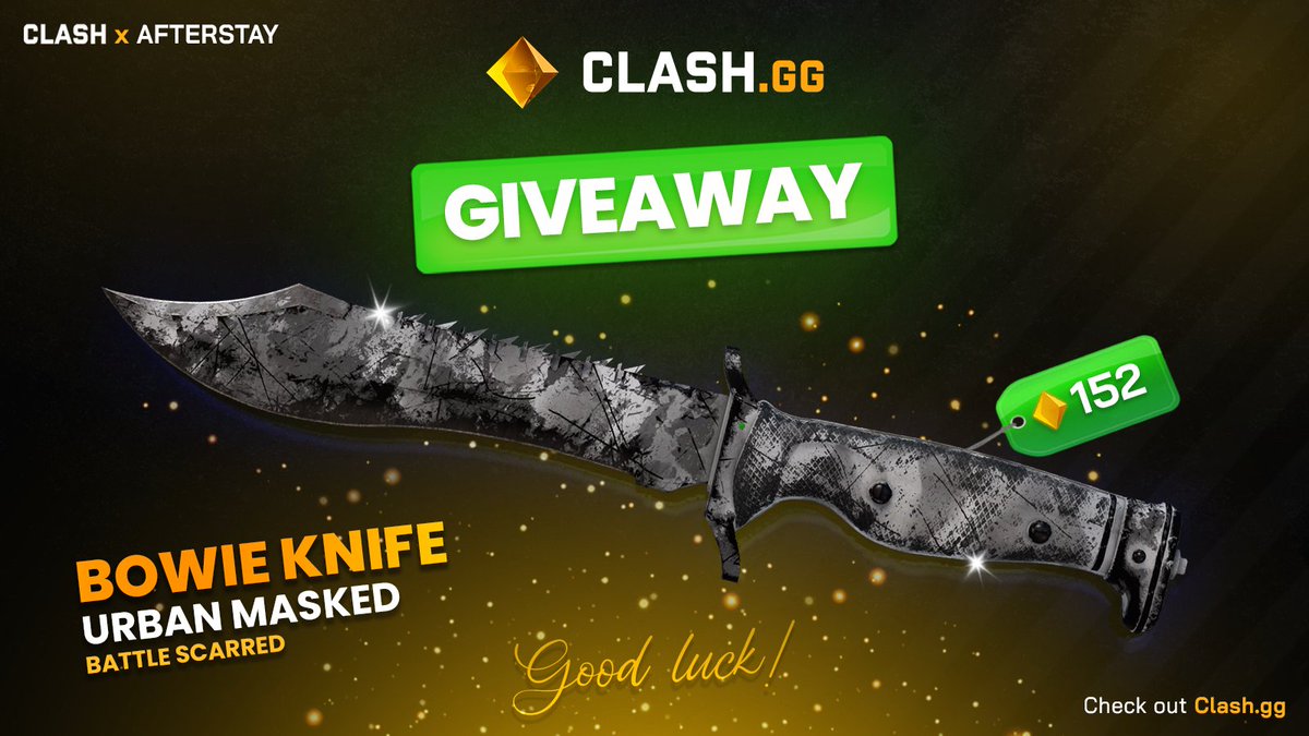 Afterstayy's tweet photo. 🎁ANOTHER AFTERSTAY GIVEAWAY FELLAS🎁

Steps to join:
🔶Follow @Afterstayy &amp; @clashdotgg 
🔶Retweet, Like and Tag a Friend
🔶Use code "AFTERSTAY" on Clash (optional)

Winner will be chosen in 1 week. Good Luck Fellas https://t.co/AUmZtmmHSH