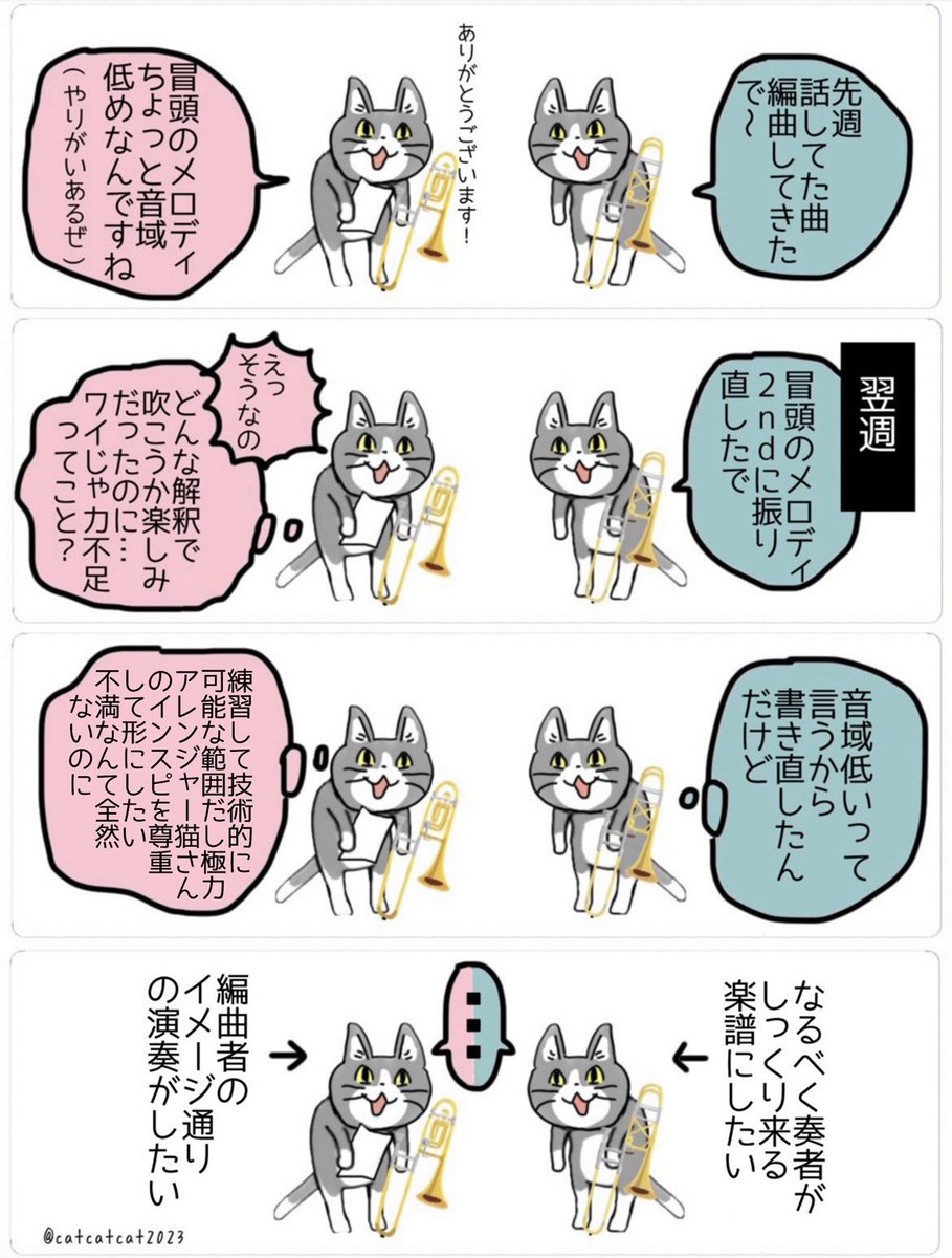 仲間内にアレンジ猫がいるということ。
ラララ言葉に〜できない〜 