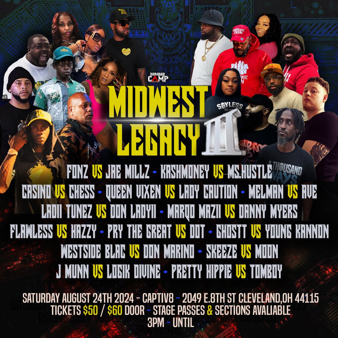 sayless19xx's tweet photo. BAR4BAR CAMP PRESENTS "MIDWEST LEGACY 3"
SATURDAY AUGUST 24TH 2024
DOWNTOWN CLEVELAND TICKETS ARE ON SALE NOW HIT MY DM 🎟️💯🤯🚀 IT'S GONE BE A 🍿🎥 
COME OUT AND WATCH DA GANG GET BUSY‼️ https://t.co/Ng4HdZ5tHi