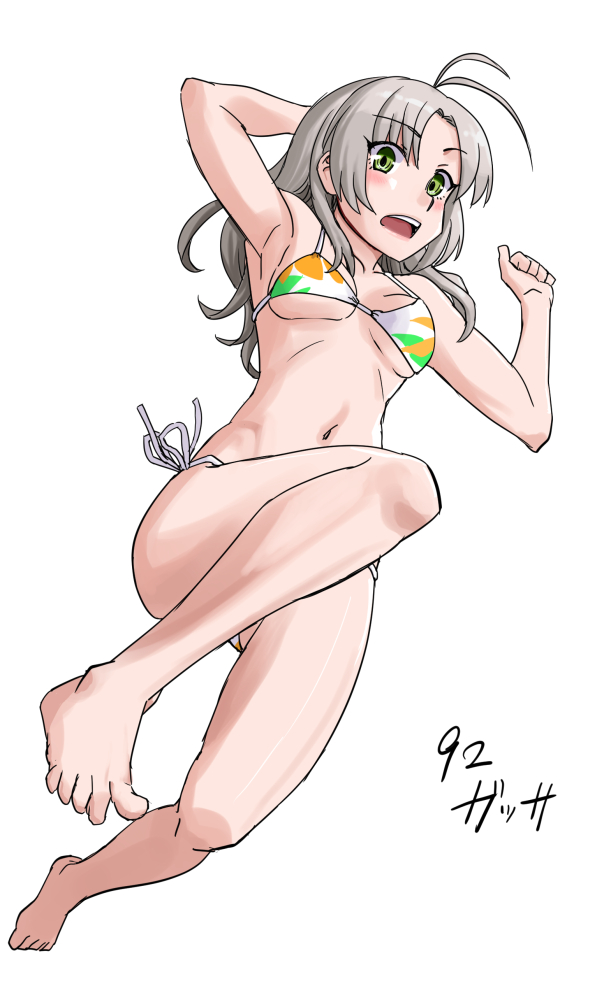 艦これ「体を描く練習だからビキニ姿にせざるを得ない 92枚目  衣笠。ガッサがライダーキ」|猫太郎＠5/5軍令部酒保のイラスト