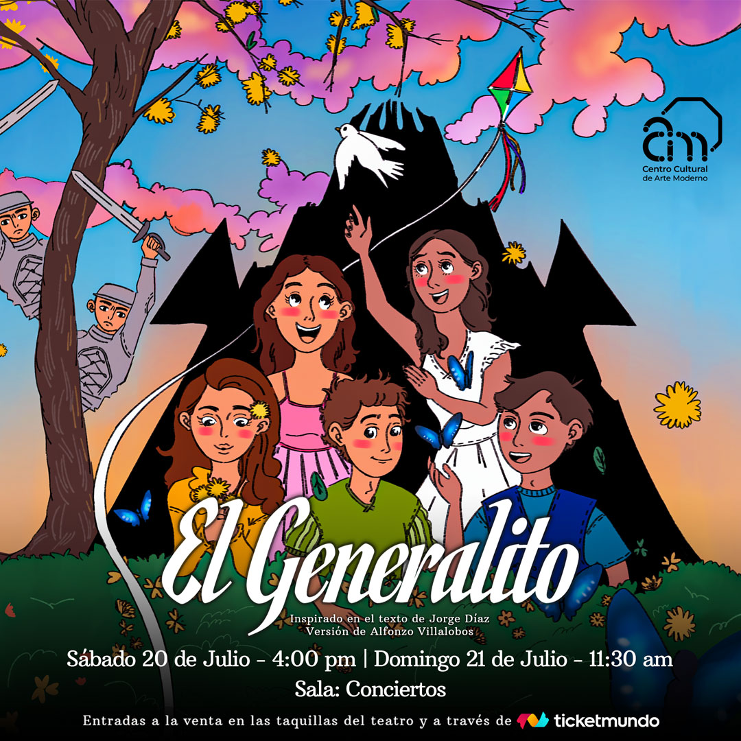 cculturalam's tweet photo. #ElGeneralito es una fiesta teatral de música y danza, que celebra gentilmente algunos de los más grandes ideales de la humanidad, en el marco de la celebración del Día del Niño. Funciones: sábado 20 de julio domingo 21 de julio Entradas https://t.co/eZWkhLNeQd https://t.co/CBuODu3PWi
