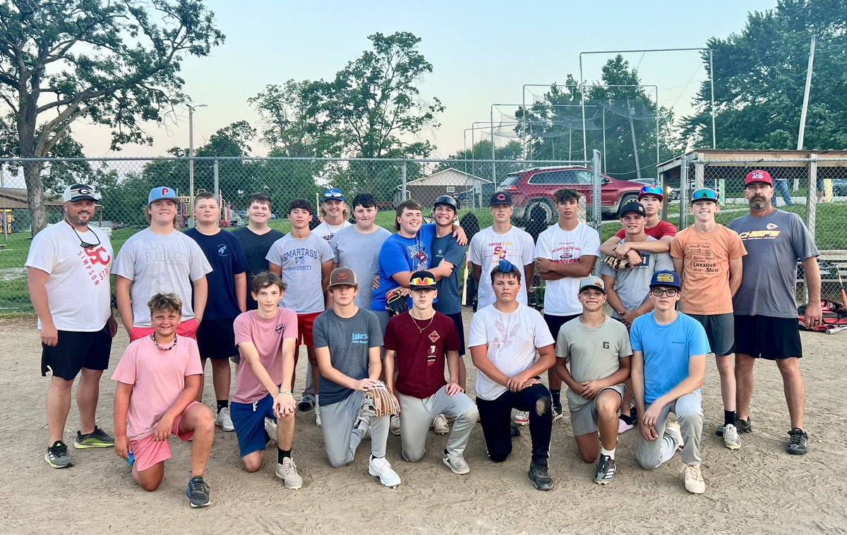 We have 20 out for summer baseball camp.  Spring baseball season is going to be fun. #LetsGoDwags