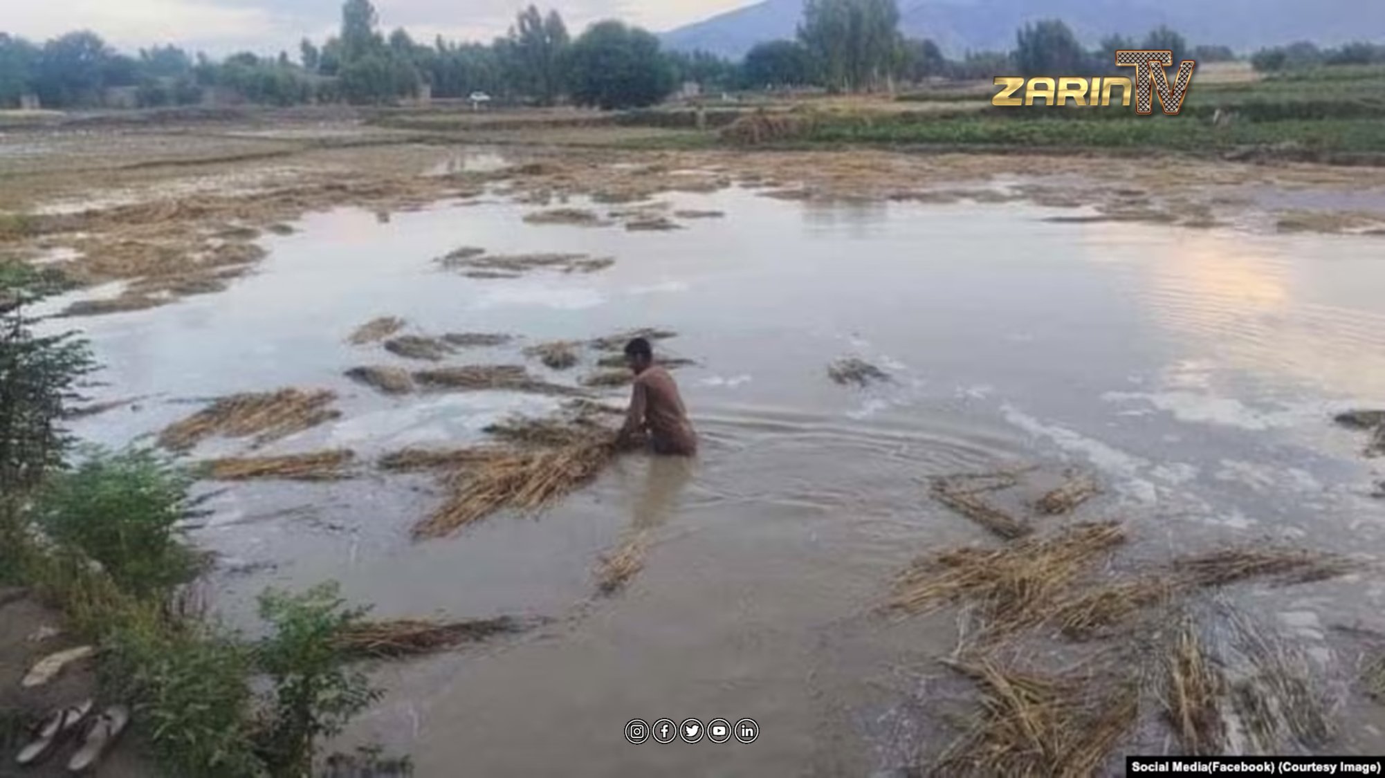 ترس مردم ننگرهار از آغاز مجدد طوفان و بارندگی‌ها