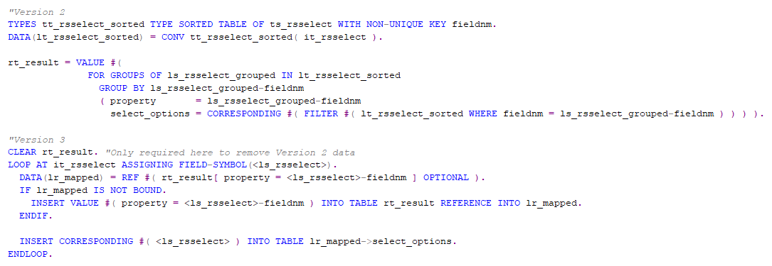 glensimpson's tweet photo. @wridgeu Version 2 (using sorted table and FILTER) and Version 3 (if you prefer more of the older syntax but want to avoid using an exception for controlling program flow) https://t.co/3Ir6KM0bme