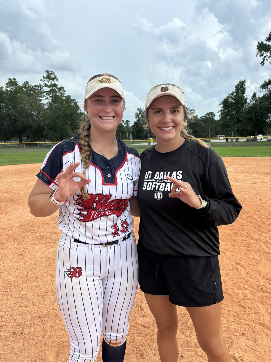 lauren_vallery's tweet photo. I had a great day today at Junior Day! Thank you all the coaches, but especially to @UTD_Softball and @SEUSoftball for a great day. @Blaze18Gold @DadDamiani @HarlanHawks_SB @coachrodr22 https://t.co/69SppTQfBA