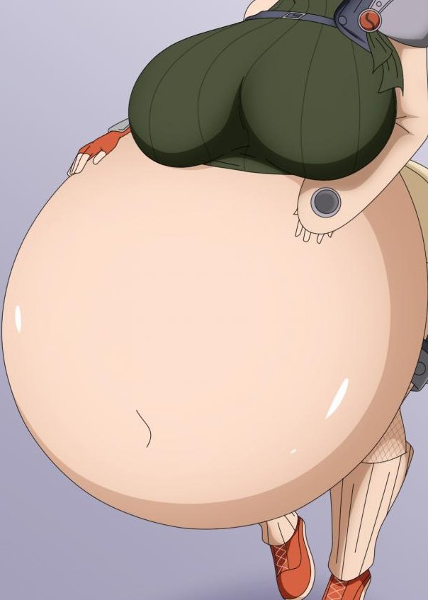 "There. Now this is a belly I can be proud of and look at these balloons. Ill be making Tifa jealous in no time. Any takers on trying to make me BooooUUUUUUURRRRPPPPP.... Bigger."