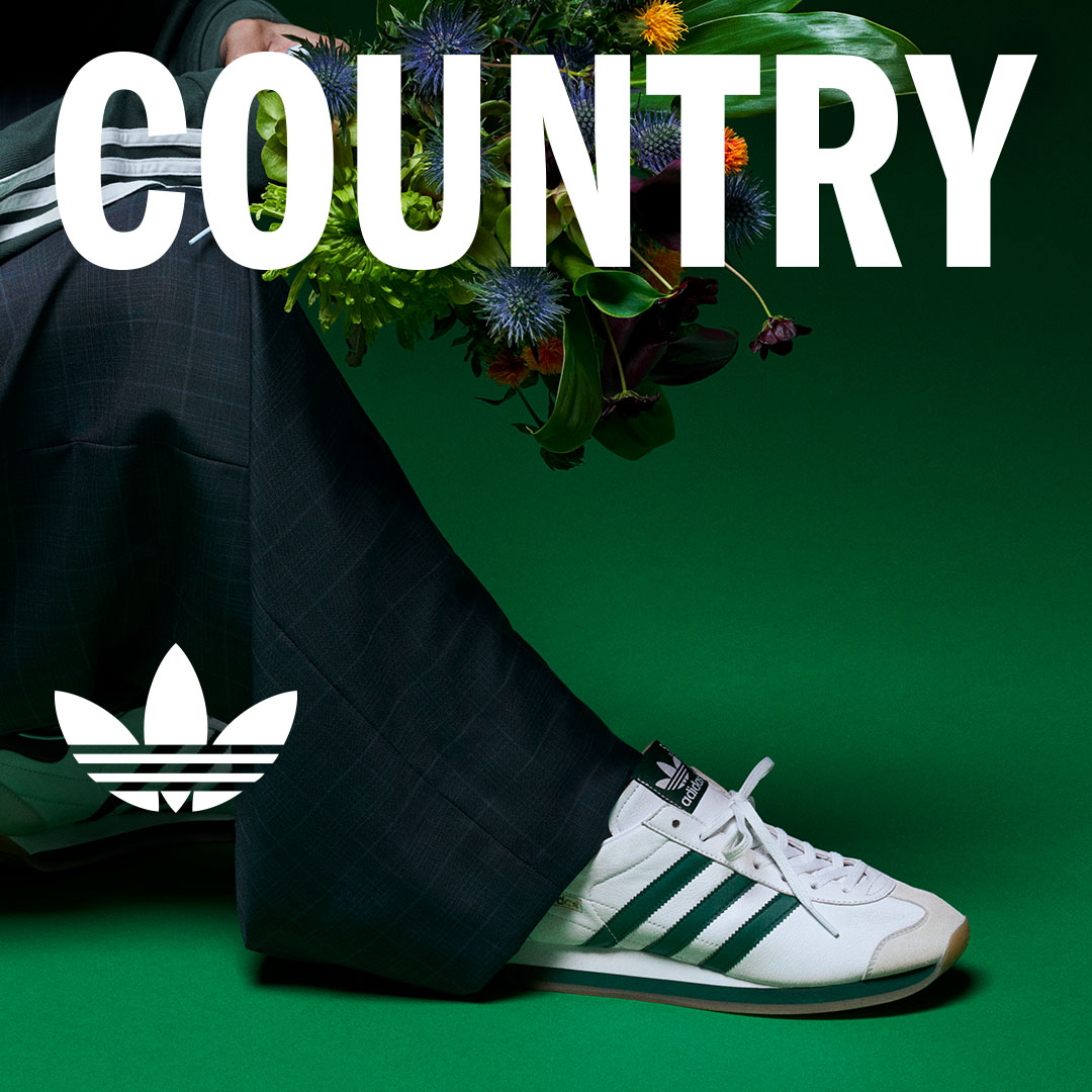 アディダスオリジナルスからCOUNTRYの最新コレクションが登場。 レトロ