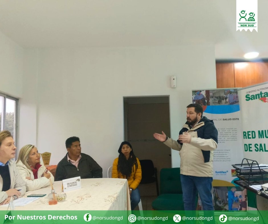 NorSudONGD's tweet photo. Tuvimos la visita de la Xunta de Galicia, como financiador del Proyecto "Fortalecida la Red de Salud pública del Distrito Municipal n° 8 (Plan 3000), Santa Cruz de la Sierra (Bolivia)" proyecto que ejecuto con éxito la Fundación Nor sud en la gestión de mayo 2021 a febrero 2023. https://t.co/NKX0YsxdI7