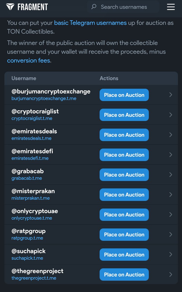 Ticoweb3's tweet photo. Telegram Exclusive Usernames for Direct Sale "No Auction" 👇

DM for Direct Purchase ✌️

#telegram #username #auctions
#AndrewTate
@ShiekhaAlMannai @AlQasimiFound @HHShkDrSultan @HHShkMohd @uaeyah @SheikhaGH @SheikhaKWT1 @SheikhaAlattas @SheikhAzizEng @sheikhmansoor @um_sheikha1 https://t.co/Ls9aPmms8w