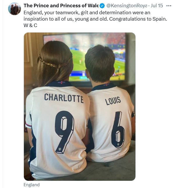NWDisorder1111's tweet photo. Wow. 

A Reddit user "StrategyNo5414" has done an extensive analysis of the photo of Charlotte &amp; Louis released by KP ... and deems it AI. 

I'll share the link in my next post but here's a clip: 

#RoyalDeception
#WhyKateWhy
#WhereIsKateMiddleton 
#KateWhatHappened
#RoyalAIAgain https://t.co/2NPFnk47qK