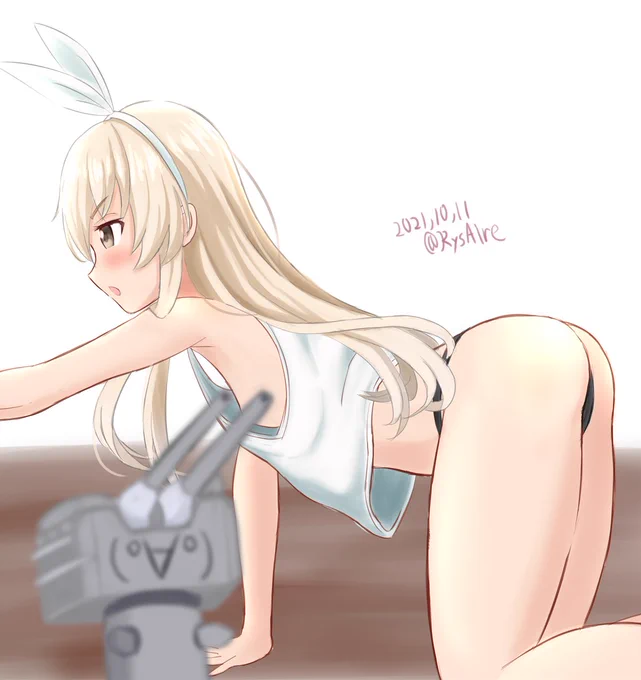 今日は進水日多いね今晩は厳しいが、島風は近いうちにまた描きたいね#島風進水日 