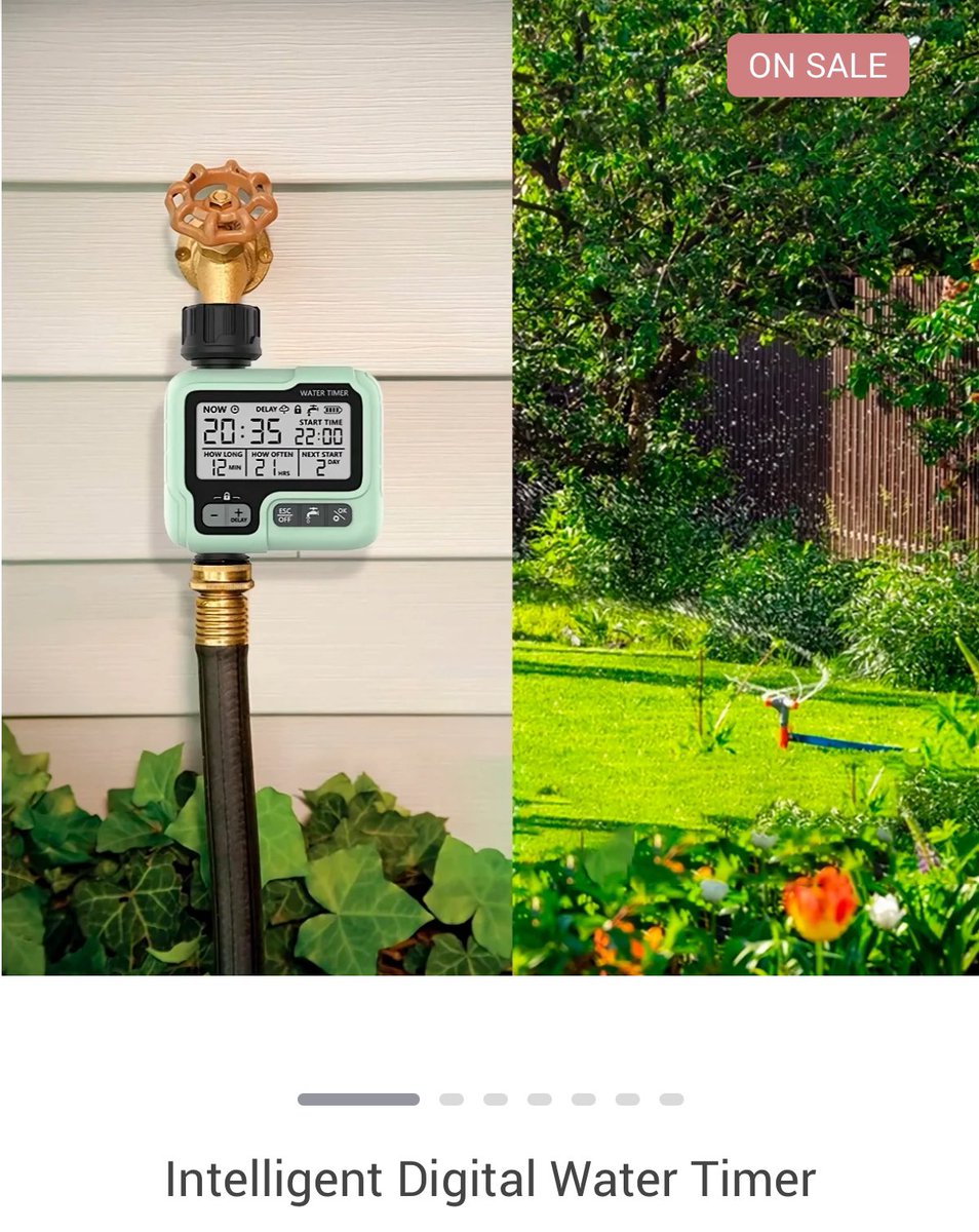 evaultfinancial's tweet image. 🏷️ *New In Stock*
Revolutionize Your Garden! 🌿

Get our Intelligent Digital Water Timer for precise and hassle-free irrigation. Fast US Shipping &amp;amp; 100% Money Back Guarantee!

Shop Now: tinyurl.com/5v8tf

#Garden #Irrigation #WaterTimer #SmartHome #Efficiency #gardening