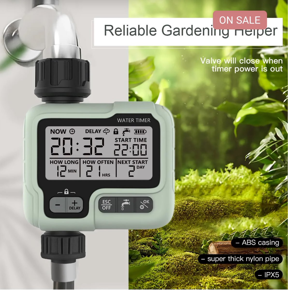 evaultfinancial's tweet image. 🏷️ *New In Stock*
Revolutionize Your Garden! 🌿

Get our Intelligent Digital Water Timer for precise and hassle-free irrigation. Fast US Shipping &amp;amp; 100% Money Back Guarantee!

Shop Now: tinyurl.com/5v8tf

#Garden #Irrigation #WaterTimer #SmartHome #Efficiency #gardening