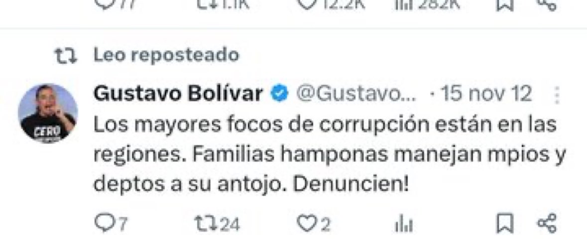 Este estafador posaba de adalid de moral y hoy hace parte del gobierno más corrupto de la historia 

Gustavo Bolívar, farsante, timador