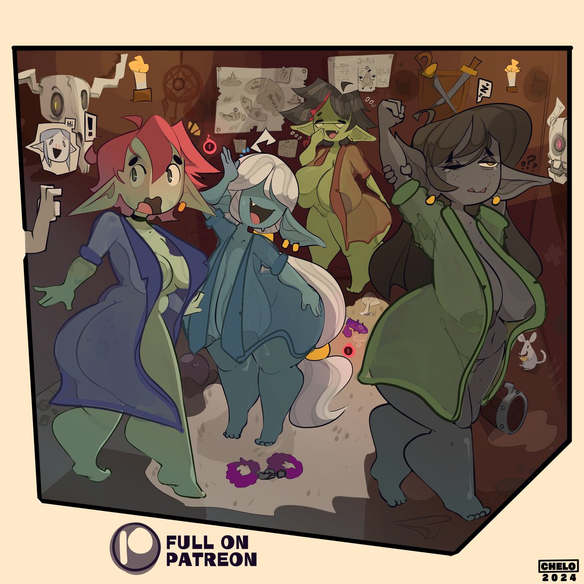 Night of Goobas uwu
commi ^^ 
Full on patreon :3