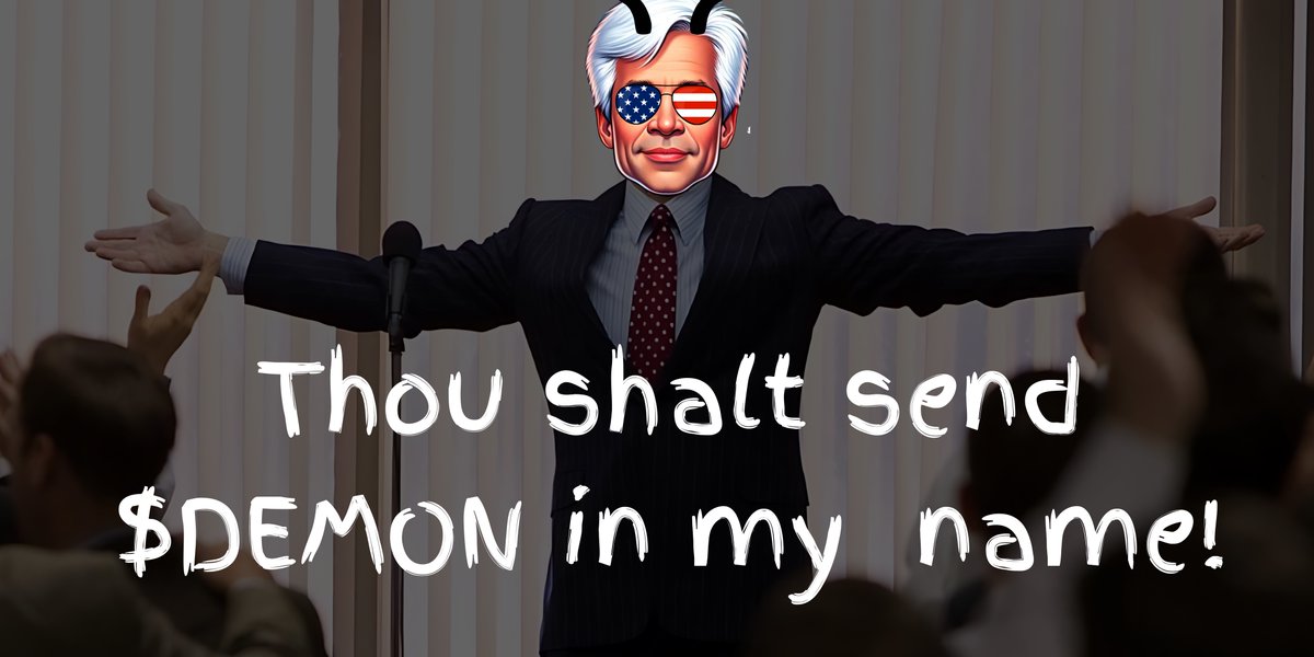 JameeDemonSol's tweet photo. Jamee $DEMON 
#Moonshot
#Solana
#memecoin 
#PolitiFi 

https://t.co/Jh22YFmXvd https://t.co/8GXKAqQPrA