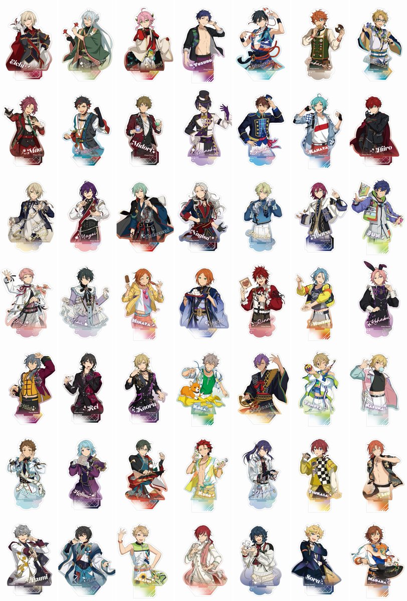 あんスタアクリルスタンドまとめ売り コレイズで予約開始！ あんさんぶるスターズ!!_コスチュームアクリル