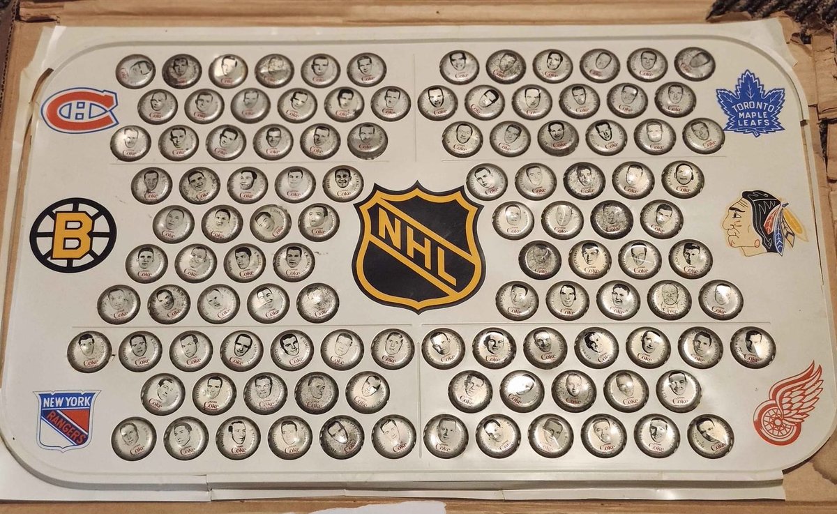 I first started collecting bottle caps before the hockey cards and that was the beginning.