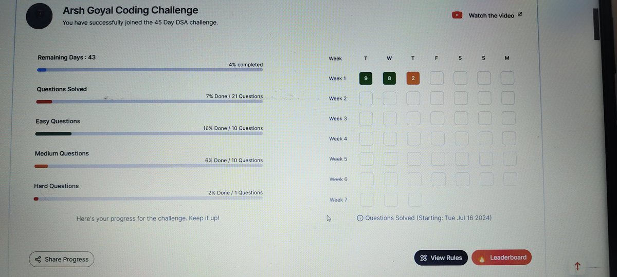 M_Aamir07's tweet photo. Day 3 of #45dayDSAChallenge it's really helpful for me to practice and maintain consistency. Thanks to @arsh_goyal for this.#45dayDSAChallenge #crackYourInternship #crackYourPlacement https://t.co/i7Voz3TcDC