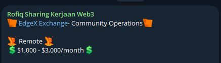 VonRofX's tweet photo. Buat yang cari #kerjadiweb3, banyak opening untuk posisi non-tech yang baru aja saya upload di channel.
Silahkan cek disini> https://t.co/LW01z9Nbyf
#kerjadicrytpo #lokerweb3 #lokercrypto #kerjaremote #kerjaremoteweb3 https://t.co/qXMJ5ytdak