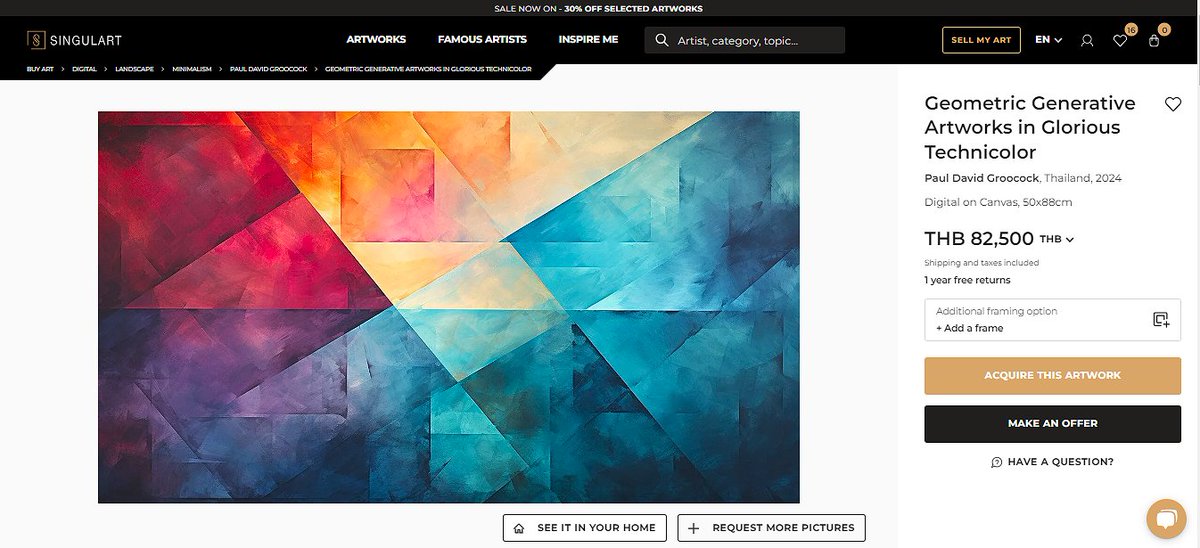 Paul___David's tweet photo. SINGULART GALLERY

Art For Sale SINGULART- ❤️ 👉 https://t.co/2abm5kAnXf 👈 ❤️

See this Artwork Online follow the link to: ❤️ 👉https://t.co/eVG2jh6cqU 👈 ❤️

Geometric Artworks in Glorious Technicolor

Artworks Portfolio - https://t.co/iURoR1PoEy https://t.co/P20Ns6Qz6p