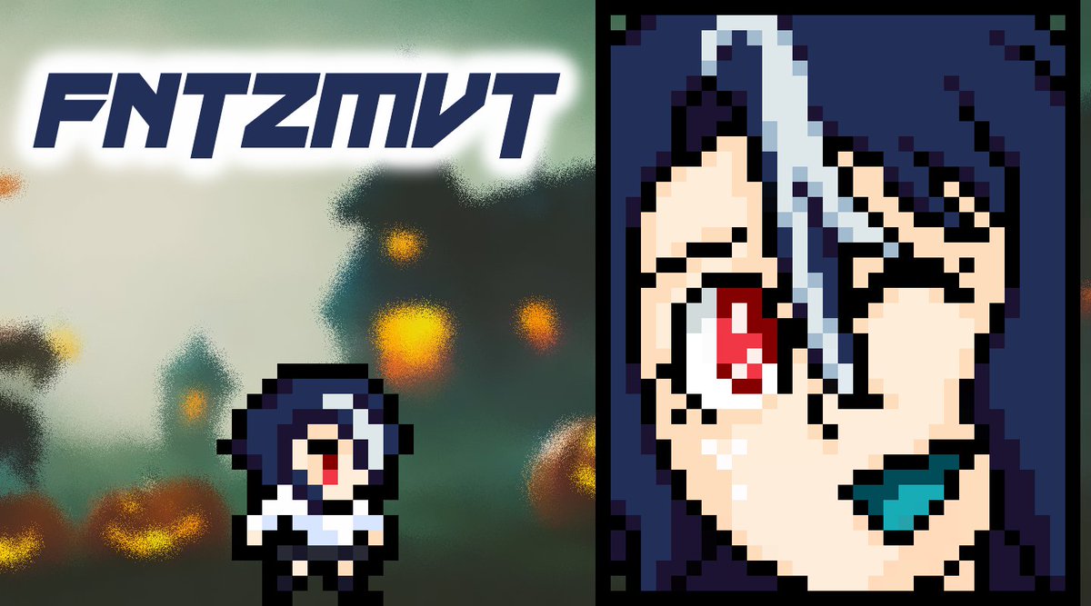 GKuroMonochrome's tweet photo. Mi amiga @FntsmZ en estilo pixelart #DBDevolution realizada en mi ultimo directo en Twitch
#Vtuber #art #Pixelart #arte #VtuberES https://t.co/DJhwaNfS6h