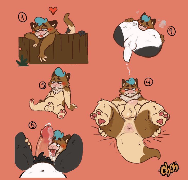 Siguiendo con la dinámica de subir dibujos viejos uno un poco más reciente...
Un poco de NSFW  

#NSFW #furryarts #furry