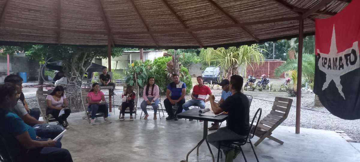 portuguesamrt2's tweet photo. Estructura Mnpial de Ospino, realiza reunión orgánica para definir tema electoral para estas venideras elecciones del 28 Julio. 

TUPAMARO vota por @NicolasMaduro. 

#VotaTupamaro
#VenezuelaSegura https://t.co/OYJ5UEYVii