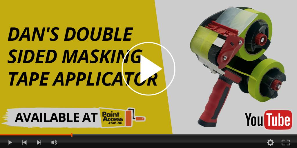 paintaccess's tweet photo. The easiest way to apply double-sided tape using two rolls of regular one-sided tape. Protect other surfaces as you paint. Available now from PaintAccess.
👉 https://t.co/1V1PeSFmjf
#paintaccess #newproduct #smallbusiness #aussietradies #propainter #NSW https://t.co/CJyzOAKab6