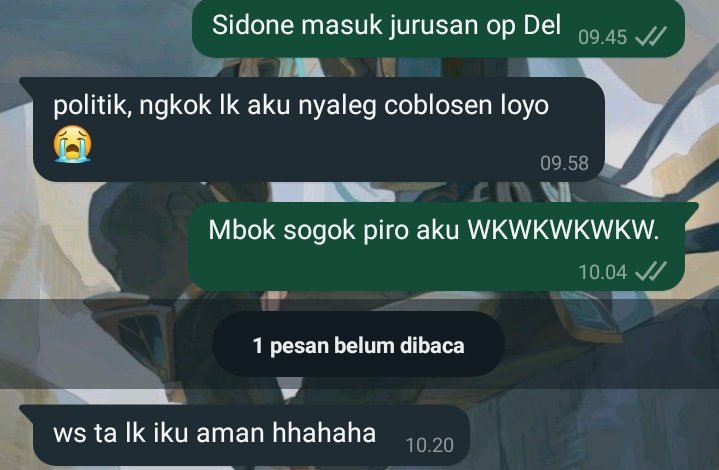 Lucu WAKAKAKAKAKA.