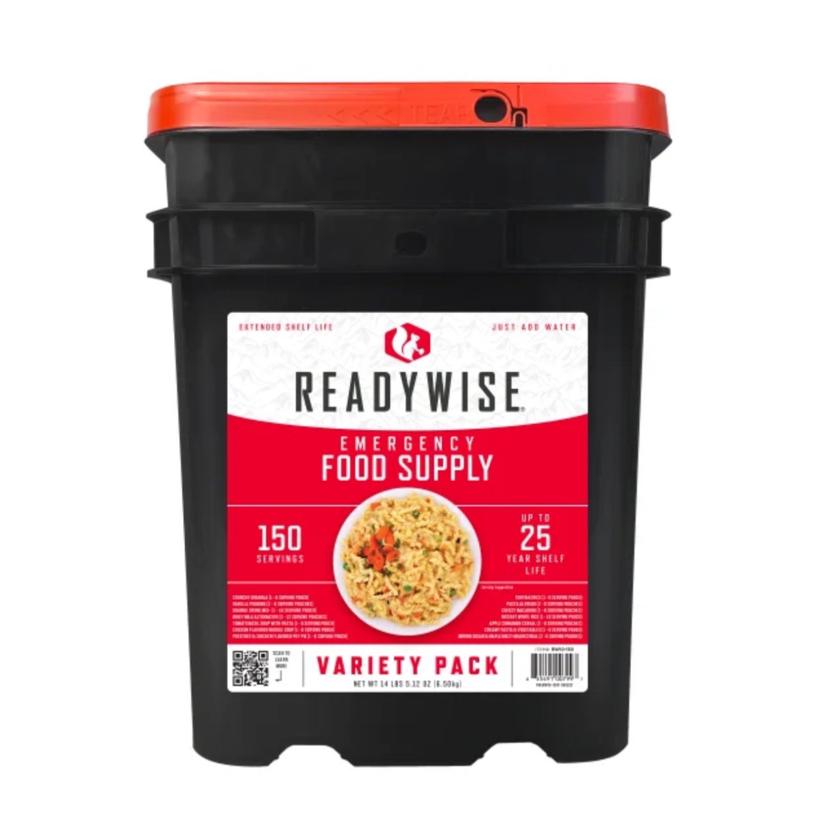 PopCrave's tweet photo. Costco has started selling food buckets that last 25 years.

It offers freeze-dried items such as teriyaki rice, pasta alfredo, potato pot pie and apple cinnamon cereal. It's listed online at $79.99. https://t.co/VE6tIqfubQ