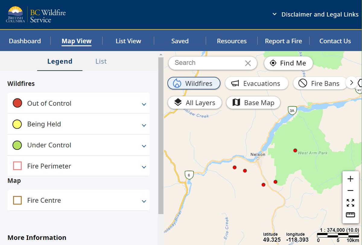 meteo_matt's tweet image. Following 14 days with max temps &amp;gt;30C, #NelsonBC is getting peppered with lightning. Not surprisingly, 7 new #BCwildfire in the past hour. Happy to water bombers already working their magic.