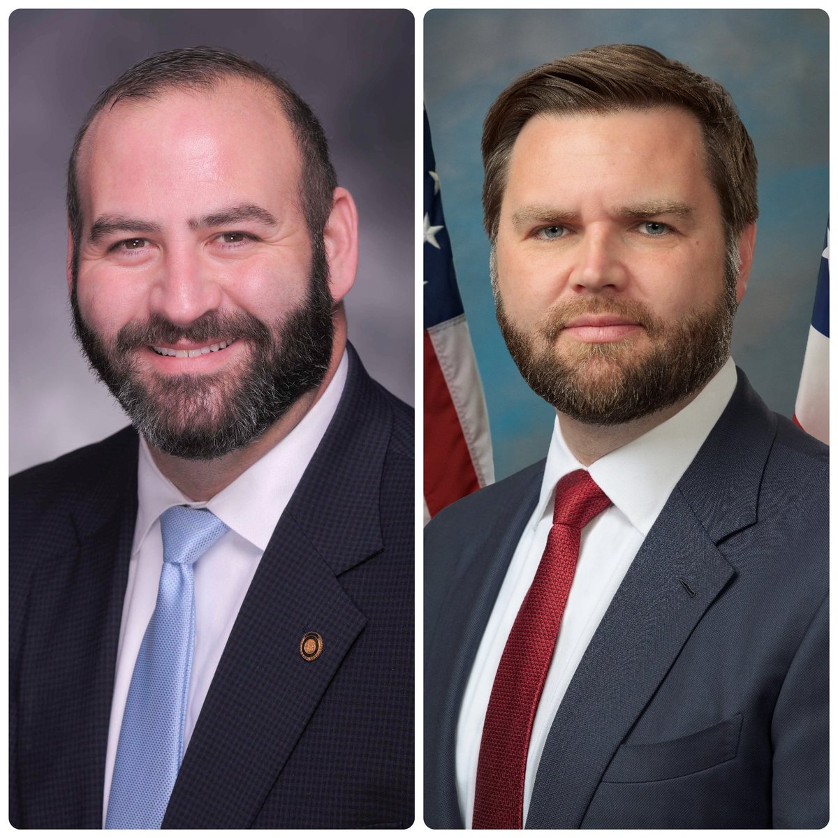 AJSchwadron's tweet image. @JDVance1 and I are Making Beards Great Again!
#TrumpVance 
#MoSos #MoLeg