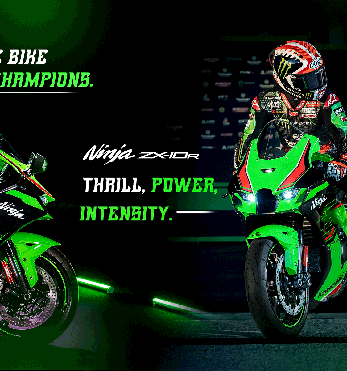 Designed for true champions, loved by all: Ninja ZX-10R Now at an