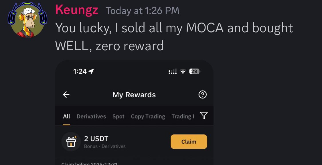 <a href="/852luk/">852luk.moca 🇭🇰</a> <a href="/keung/">Keungz</a> <a href="/mocaverse/">mwoca</a> <a href="/dingaling/">Nils Ling</a> Come on man, why you cutting out the entire message? He sold $moca to help HIS community and to support $well. He’s shown nothing but support for $moca