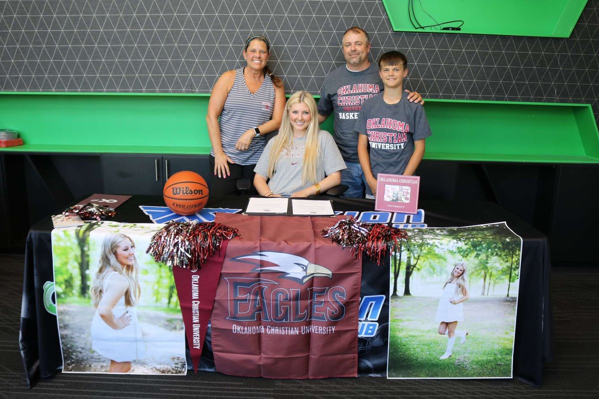 I'm blessed and excited to announce that I will be continuing my academic and athletic career at Oklahoma Christian University. I would like to thank God, my family and my coaches for believing and supporting me!! @CoachCG_OC <a href="/CoachMRB4/">Markeith Brown</a> <a href="/walker_marv/">Marvin Walker</a> 
#commited 

Go Eagles!! ⚫️🔴