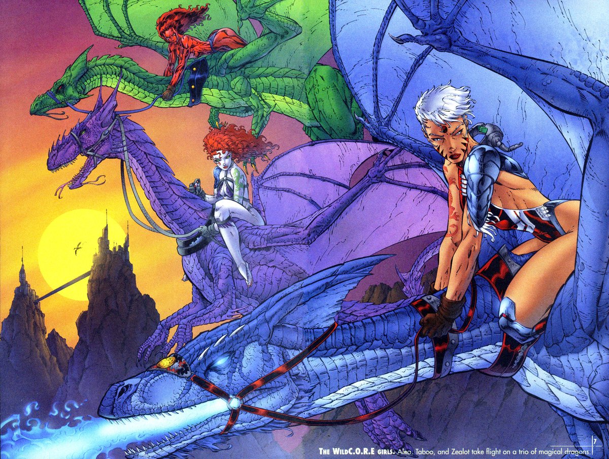 ComicsRockMetal's tweet photo. "The WildC.O.R.E. Girls" - Zealot. Taboo, & Alea taking flight in the '97 Wildstorm Swimsuit Special as the 2024 Splashin'-Summertime-Superhero-Swimsuit-Spectacular Continues...
#Zealot #WildCATS #Taboo #Alea #WildCORE #Wildstorm https://t.co/ZJlZqbYrhy