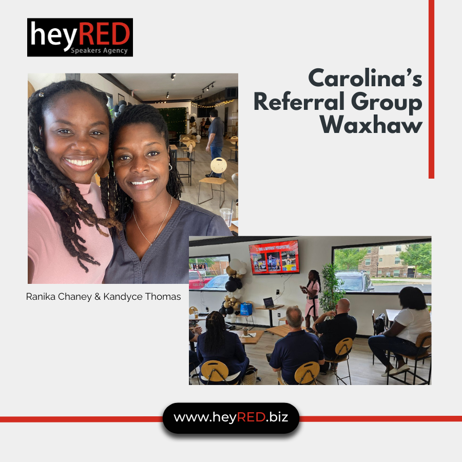 heyREDSpeakers's tweet image. Ranika Chaney's presentation, "Mindset Shifting: Building in the Dark," at Carolina's Referral Group - Waxhaw yesterday delved into the transformative power of using adversity to fuel the entrepreneurial and work journey. Her insights were truly inspiring! 
 #CRGWaxhaw #heyRED