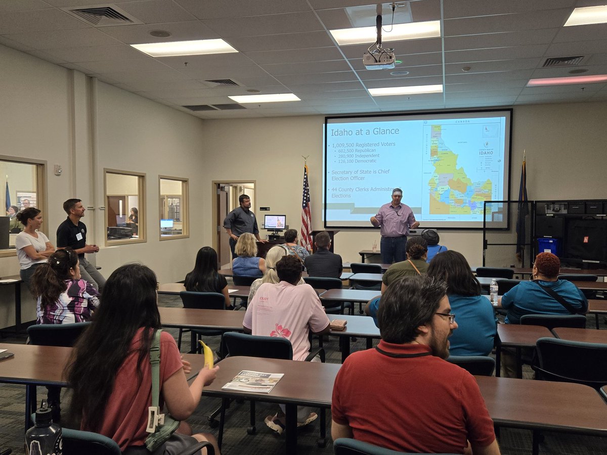 What. A. Day. &lt;&lt;5&gt;&gt;
Thanks to the entire Ada County Elections team for their hospitality.