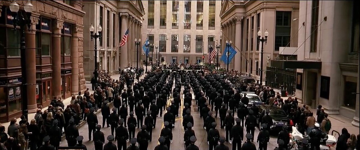 RichardERoeper's tweet image. Some of the most iconic parade sequences of the last 50 years, from the joyous to the somber, have been filmed in Chicago. #FerrisBueller #Backdraft #TheFugitive #TheDarkKnight