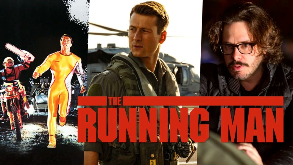 VHSDVDBLURAY4K's tweet image. Edgar Wright's remake of 'The Running Man' to begin filming this fall, starring Glen Powell