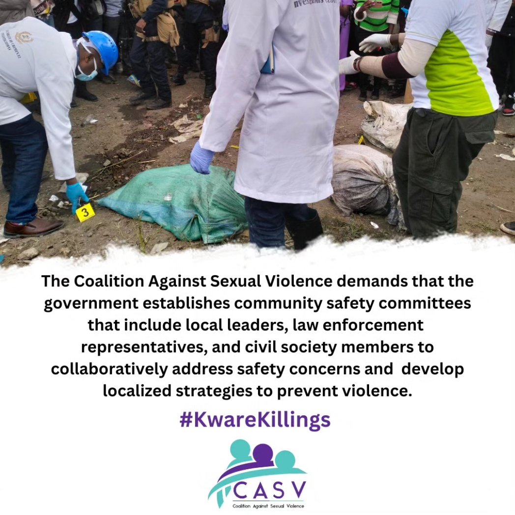 CoalitionAgSV's tweet photo. The recent surge in femicide cases in Kenya is a dire reminder of the prevalent violence that continues to threaten the safety and well-being of women across our country.
As a @CoalitionAgSV, we are committed to advocating for everyone's rights.
#KwareKillings https://t.co/pQZczbhCjY