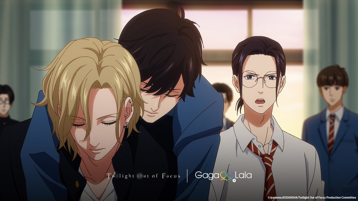 BLUPDATE2022's tweet photo. OUT NOW | EP1+EP2+#TwilightOutOfFocusEP3: When Mao and Hisashi team up for a project with three promises, will they be able to keep them as they grow closer?

#TwilightOutOfFocus #黄昏アウトフォーカス | Thursday at 11PM on GagaOOLala.
▶️LINK: https://t.co/nmAbCX5dFq https://t.co/F79lq07Xf9